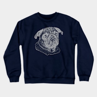 Pug (Grey) Crewneck Sweatshirt